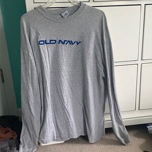 Vintage Old Navy Gray Men's Shirt